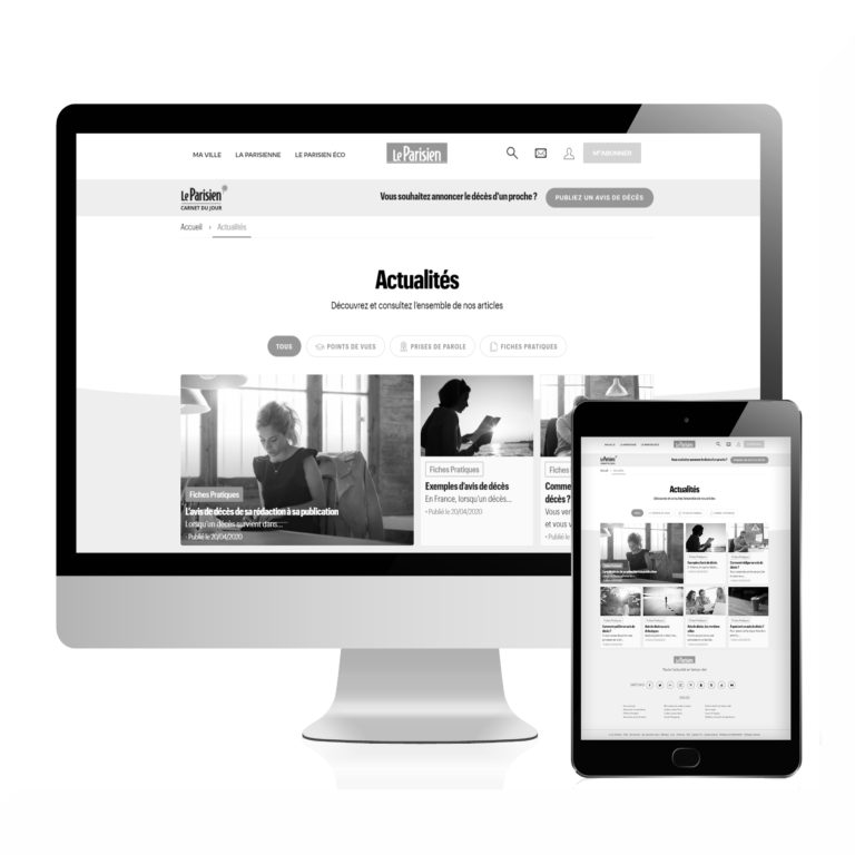 Photo Réalisations Carnet du Jour Le Parisien